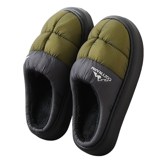 CozyWarm Plush Indoor/Outdoor Slippers
